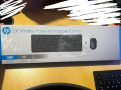 Kit tastatura si mouse wireless HP 330, USB, negru